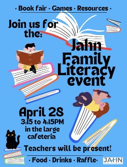Family Literacy Event flyer
